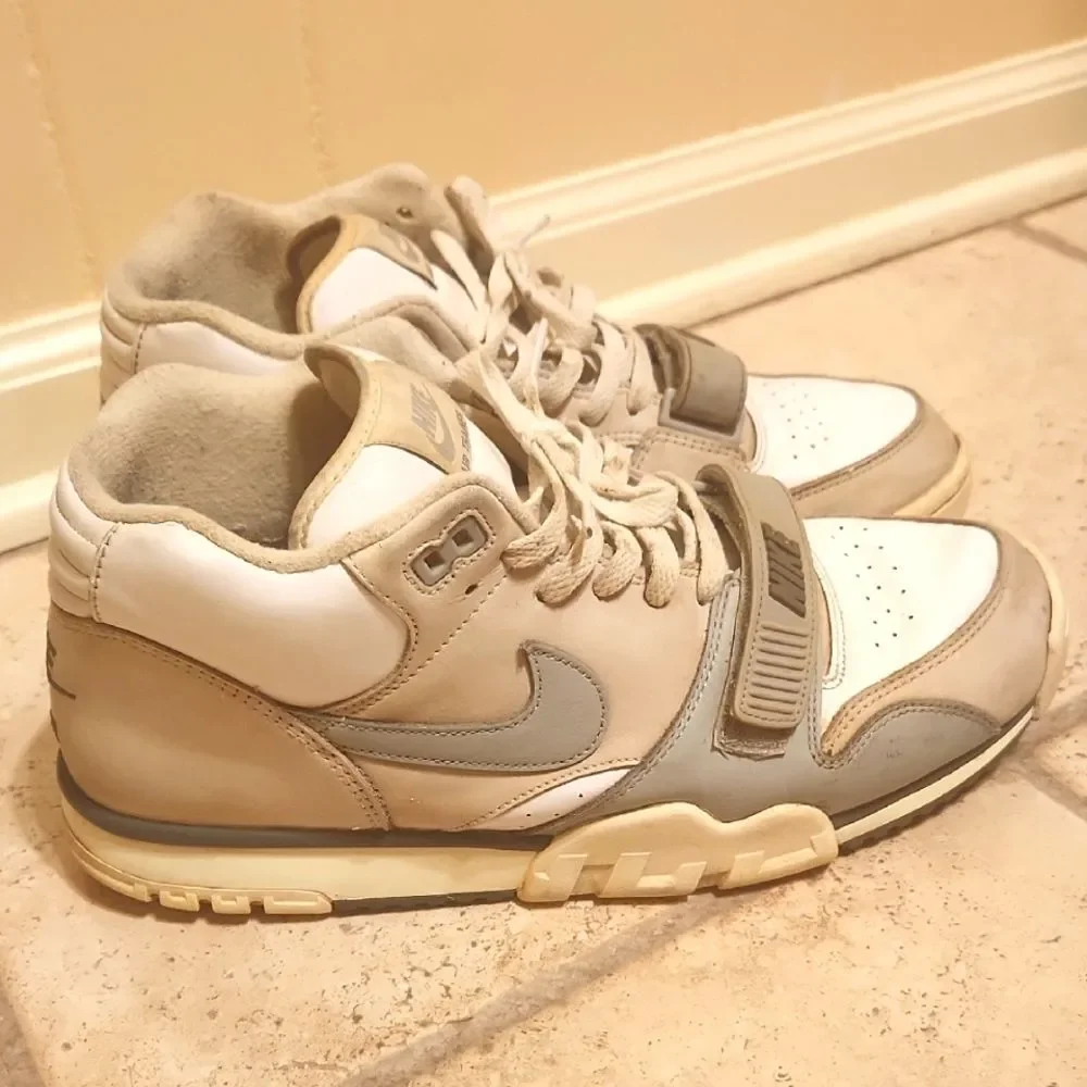 Nike Air Trainer 1 Photon Dust Light Smoke Gray DM0521-001 Men's Size 12